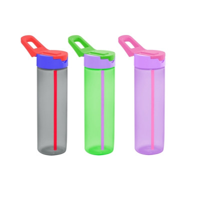 Пляшка д/води пл. HEREVIN SIMPLE 0.73 л д/спорта с трубочкой (161800-000)