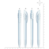 Ручка антибактеріальна 'Golff SafeTouch' (Lecce Pen)