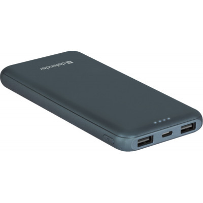 powerbank DEFENDER (83663)ExtraLife 10000F 2xUSB,2.1A,10000mAh,2входа
