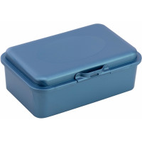 Ланч-бокс (контейнер для їжі) ECONOMIX SNACK 750 мл, синій металік