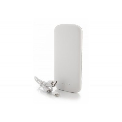 Мобільна батарея (Power Bank) Optima 4101, 5 000 mAh, 2*USB output, 5V 2.1A, колір білий
