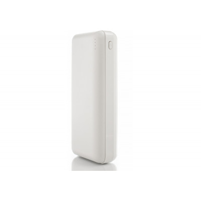 Мобільна батарея (Power Bank) Optima 4107, 20 000 mAh, 2*USB output, 5V 2.1A, колір білий