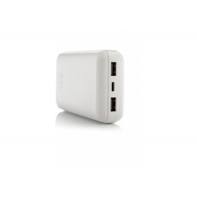 Мобільна батарея (Power Bank) Optima 4107, 20 000 mAh, 2*USB output, 5V 2.1A, колір білий