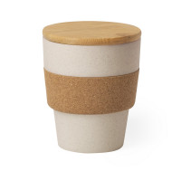 Бамбуковый стакан с крышкой, 350 мл