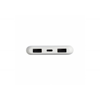 Мобільна батарея (Power Bank) Optima 4111, 10 000 mAh, 2*USB output, 5V 2.1A, колір білий