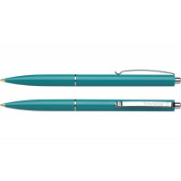 Ручка кулькова Schneider К 15 корпус бірюзовий, пише синім