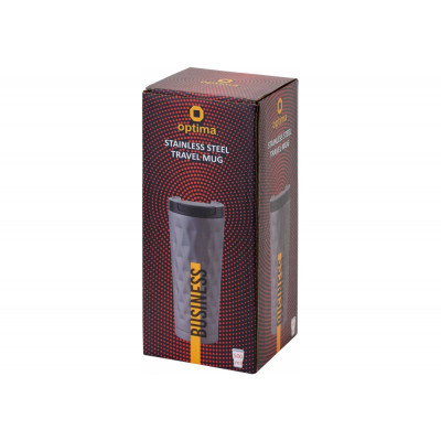 Термокружка металева Optima BUSINESS 500 мл, графіт