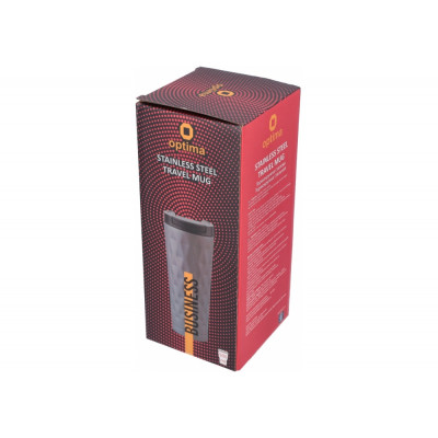 Термокружка металева Optima BUSINESS 500 мл, графіт