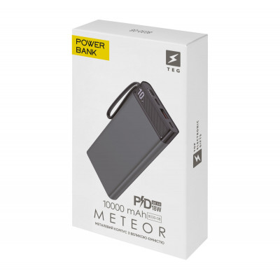 Універсальний зарядний пристрій METEOR 10000 mAh, TM TEG