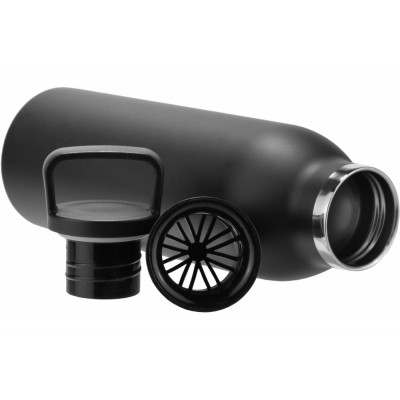 Термопляшка з фільтром, Optima, Solid, 600 мл., чорна Термопляшка з фільтром, Optima, Solid, 600 мл., чорна