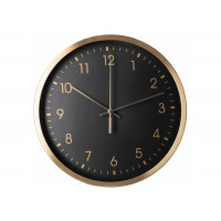 Годинник настінний металевий Optima RICH, чорний