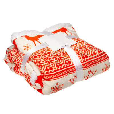 Плед двосторонній шерповий 'Cozy Winter' ТМ "Sun Line" 420 г/м²