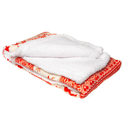 Плед двосторонній шерповий 'Cozy Winter' ТМ "Sun Line" 420 г/м²