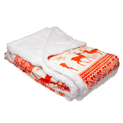 Плед двосторонній шерповий 'Cozy Winter' ТМ "Sun Line" 420 г/м²