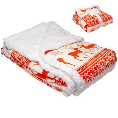 Плед двосторонній шерповий 'Cozy Winter' ТМ "Sun Line" 420 г/м²