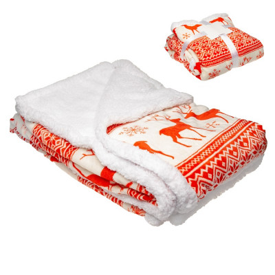 Плед двосторонній шерповий 'Cozy Winter' ТМ "Sun Line" 420 г/м²
