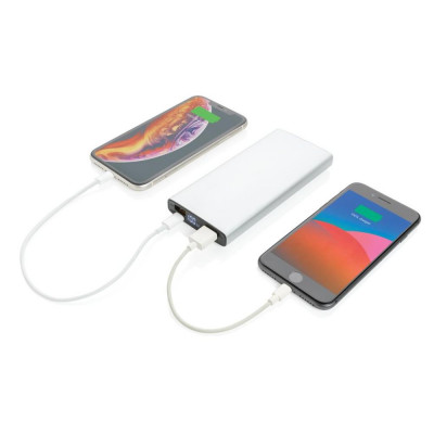Повербанк 10 000 mAh з індикатором батареї