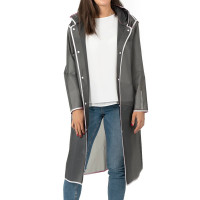 Тренч силіконовий Perletti City напівпрозорий з окантовкою та чохлом