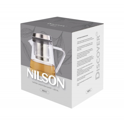 Чайник заварювальний Nilson, 600 ml TM Discover