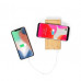 Повербанк Bamboo 10000 mAh, бездротова зарядка 5W, сонячна зарядка