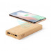 Повербанк Bamboo 10000 mAh, бездротова зарядка 5W, сонячна зарядка