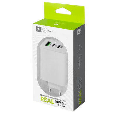 Зарядное устройство 40W Real, TM TEG