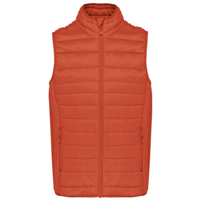 MEN’S LIGHTWEIGHT SLEEVELESS FAKE DOWN JACKET, 4XL