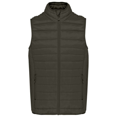 MEN’S LIGHTWEIGHT SLEEVELESS FAKE DOWN JACKET, 4XL