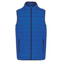 MEN’S LIGHTWEIGHT SLEEVELESS FAKE DOWN JACKET, 4XL