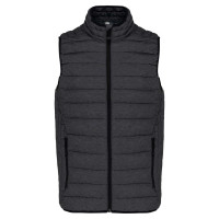 MEN’S LIGHTWEIGHT SLEEVELESS FAKE DOWN JACKET, 4XL