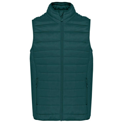 MEN’S LIGHTWEIGHT SLEEVELESS FAKE DOWN JACKET, 4XL