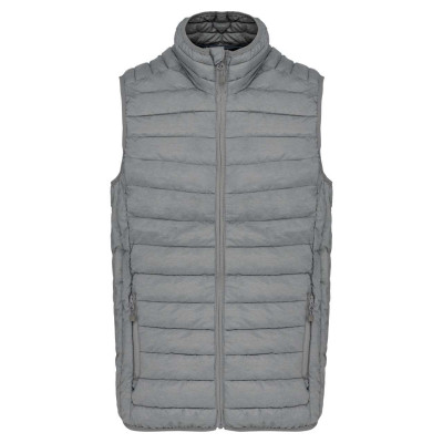 MEN’S LIGHTWEIGHT SLEEVELESS FAKE DOWN JACKET, 4XL