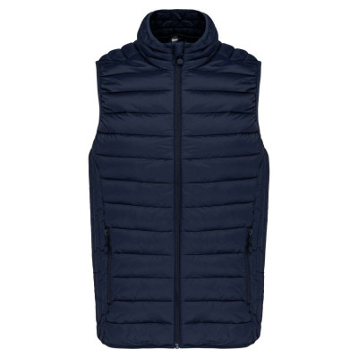 MEN’S LIGHTWEIGHT SLEEVELESS FAKE DOWN JACKET, 4XL