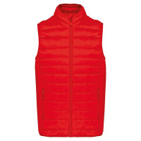 MEN’S LIGHTWEIGHT SLEEVELESS FAKE DOWN JACKET, 4XL