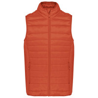 LADIES` LIGHTWEIGHT SLEEVELESS FAKE DOWN JACKET, XXL
