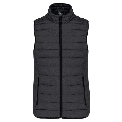 LADIES` LIGHTWEIGHT SLEEVELESS FAKE DOWN JACKET, XXL