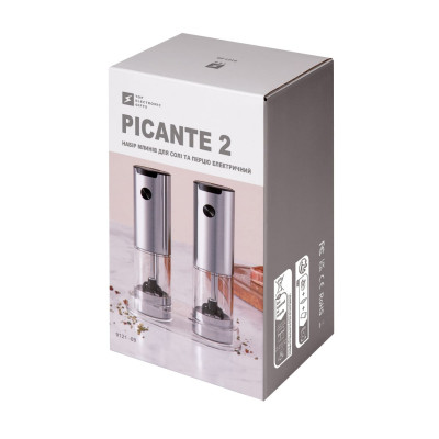 Набір млинів для солі та перцю електричний Picante2, TM TEG