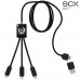 Зарядный кабель 5-в-1 (40 Вт) с LED подсветкой 'SCX.design C28'
