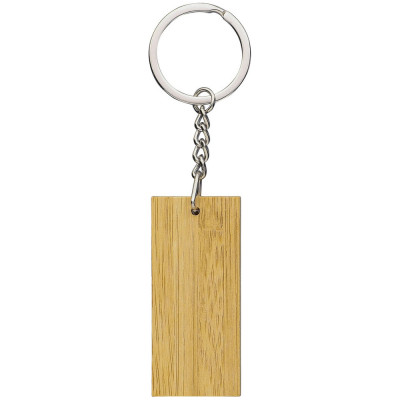 ЭКО набор из бамбука „Zaid“ (ручка + брелок) прорезиненный