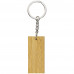 ЭКО набор из бамбука „Zaid“ (ручка + брелок) прорезиненный