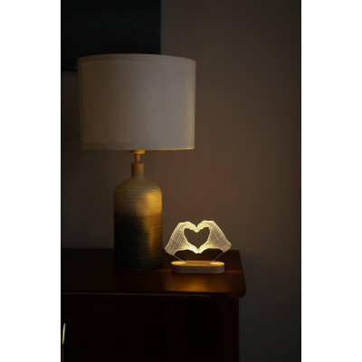 Нічник руки серце