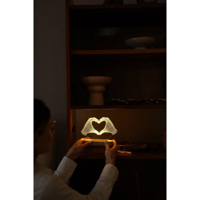 Нічник руки серце