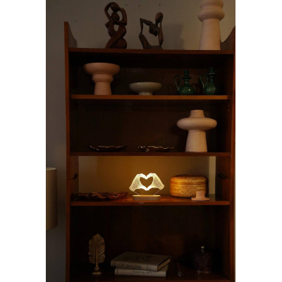 Нічник руки серце