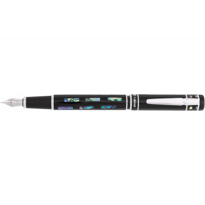 Набір ручка кулькова і перова Pearl, чорний