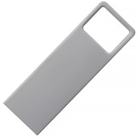 Металлический USB флеш-накопитель, 8ГБ, серебристый цвет
