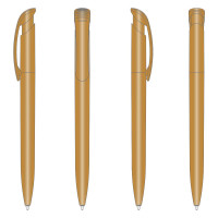 Ручка пластикова 'Clear Gold' (Ritter Pen)