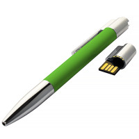 USB флеш-накопитель Ручка, 16ГБ, зеленый цвет