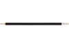 Олівець чорнографітний круглий Economix promo корпус чорний, з гумкою