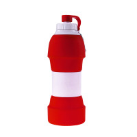 Пляшка для води складна BERGAMO TEMPO, силіконова, 580 мл
