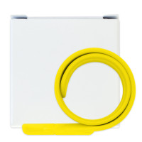 Силиконовый USB флеш-накопитель Браслет, 4ГБ, желтый цвет